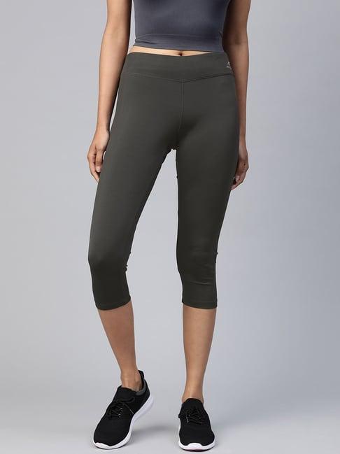 alcis black regular fit capris