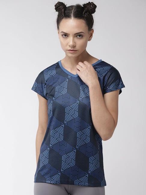 alcis blue printed t-shirt