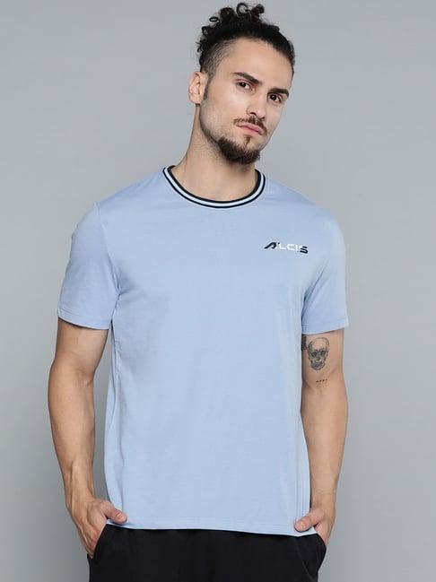 alcis blue slim fit t-shirts