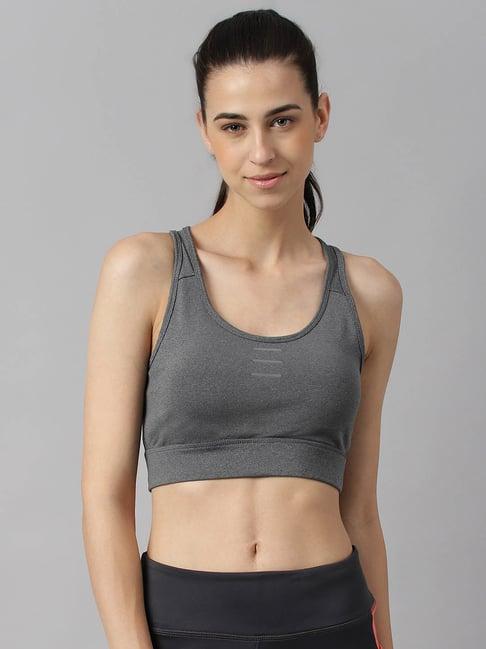 alcis dark grey traning bra