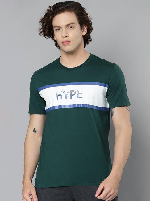 alcis green round neck t-shirt