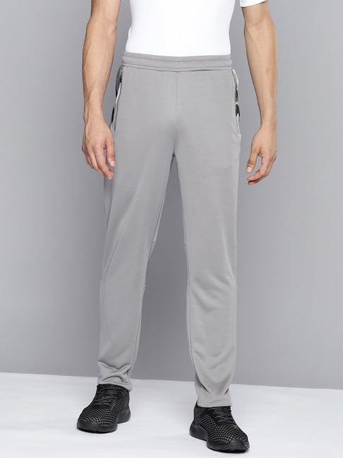 alcis grey slim fit sports trackpants