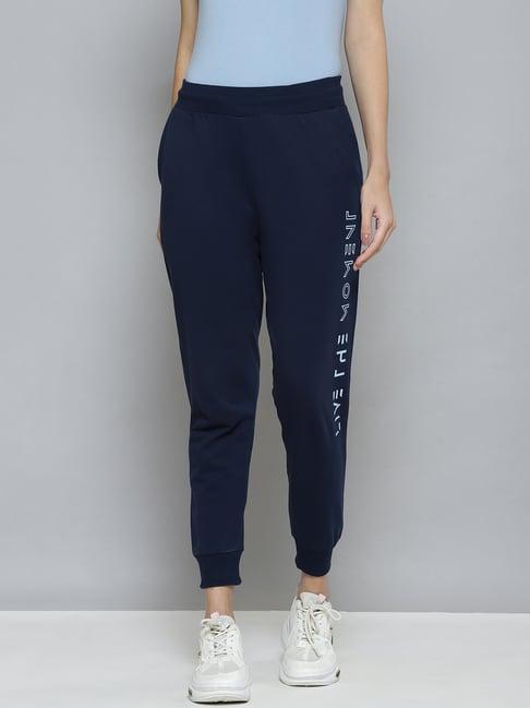 alcis navy regular fit joggers