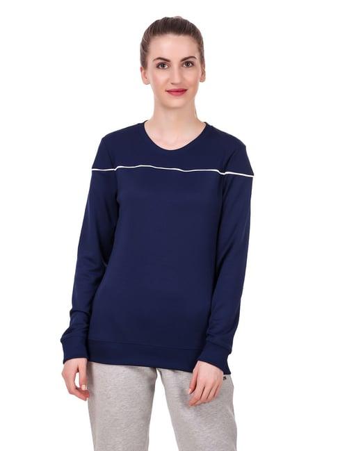 alcis navy regular fit sweatshirt