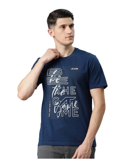 alcis navy round neck t-shirt