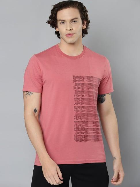 alcis pink round neck t-shirt