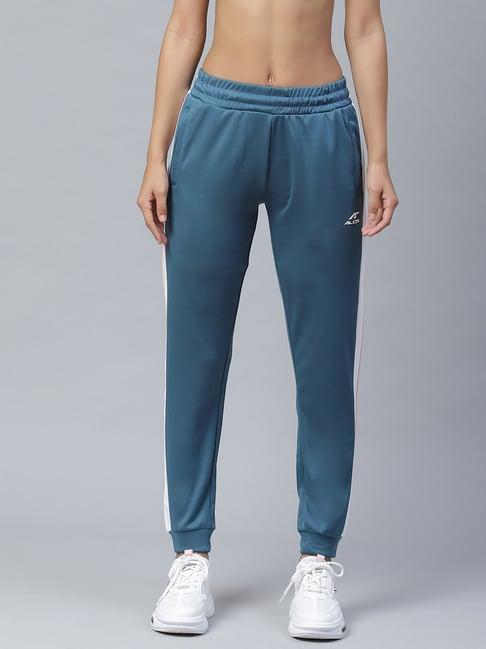 alcis teal slim fit joggers