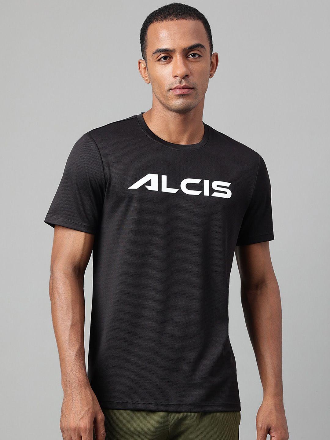 alcis typography printed dry tech slim fit t-shirt
