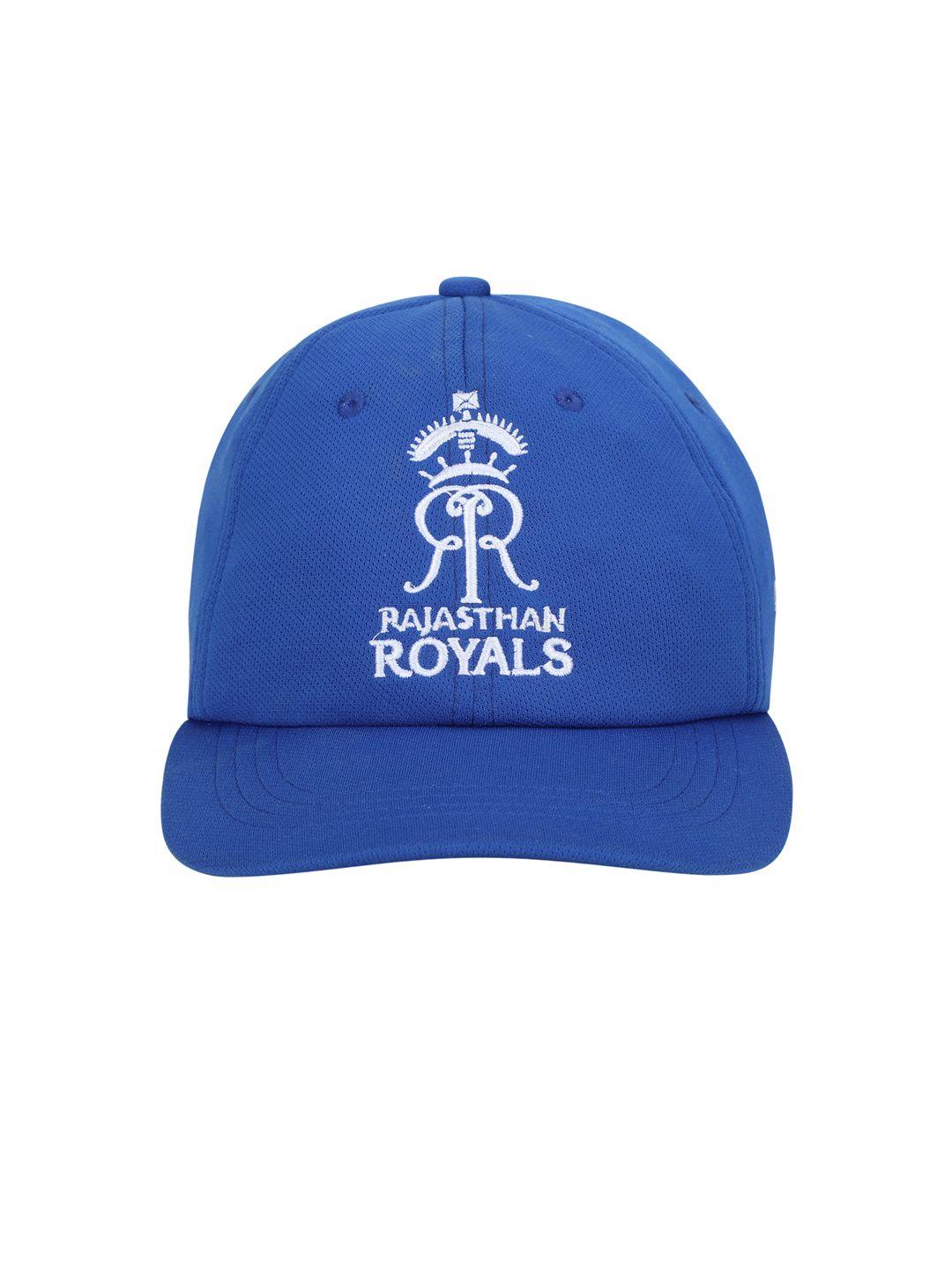 alcis unisex blue solid rajasthan royals visor cap rrfancp001