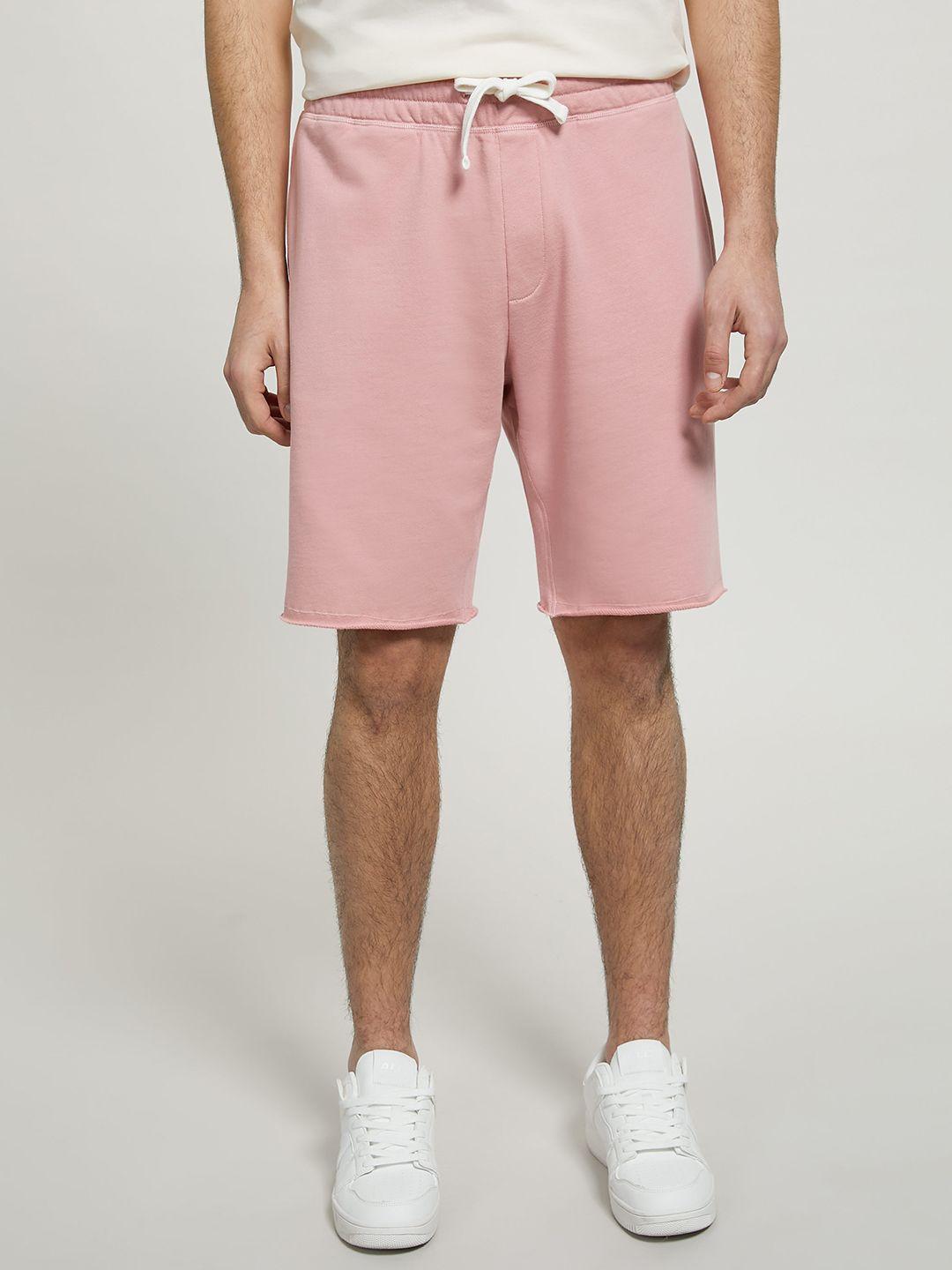 alcott men loose fit pure cotton shorts