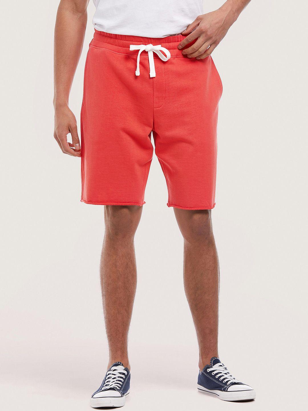 alcott men loose fit pure cotton shorts