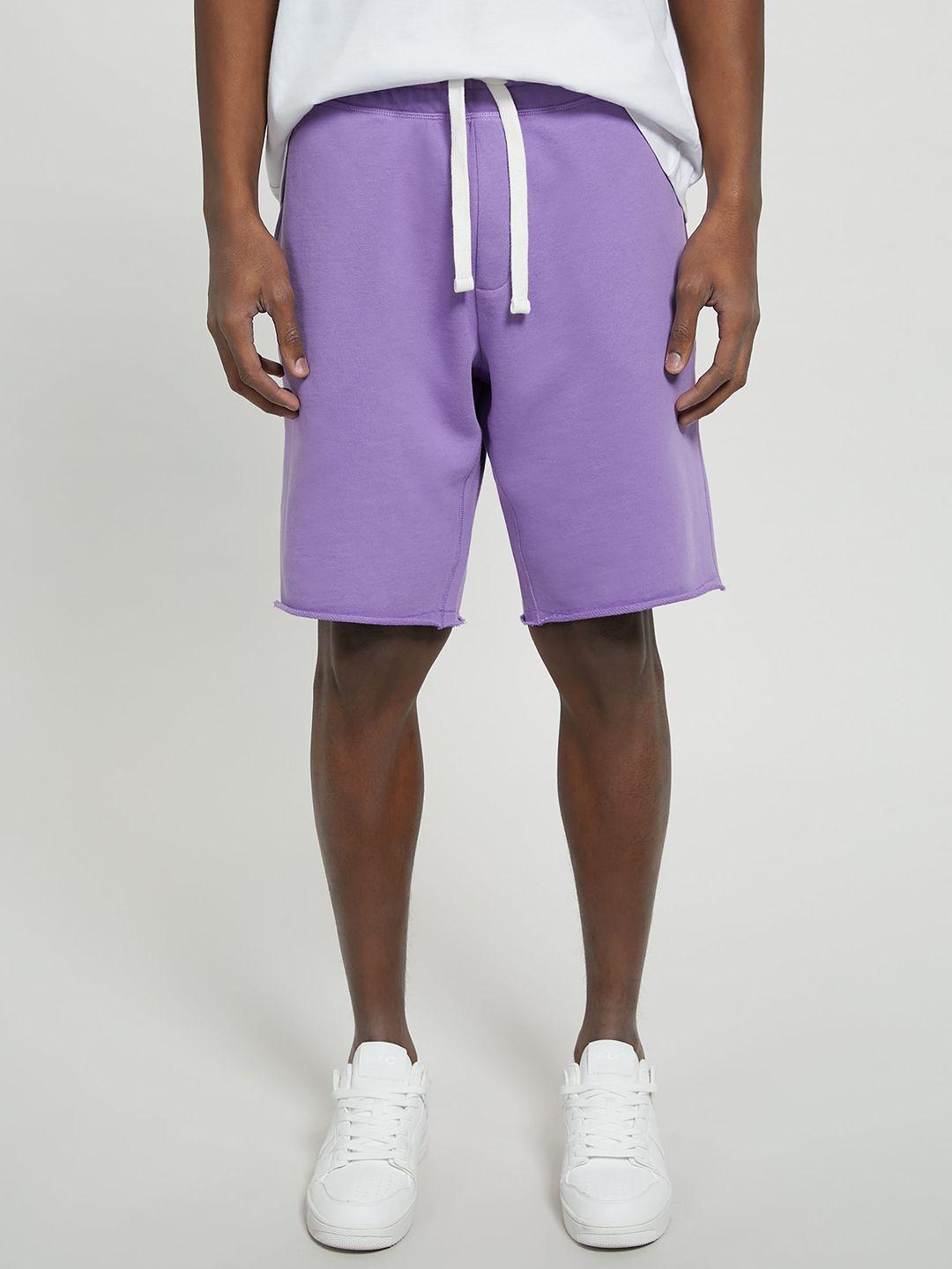 alcott men loose fit pure cotton shorts