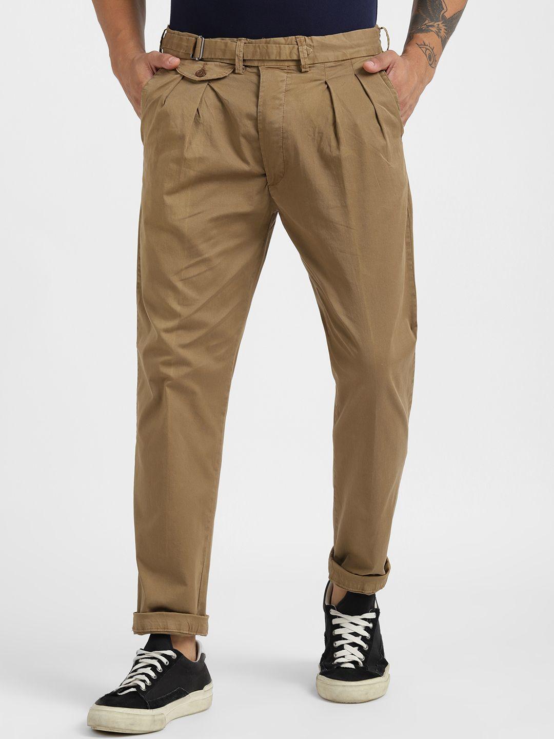 alcott men pleated chinos