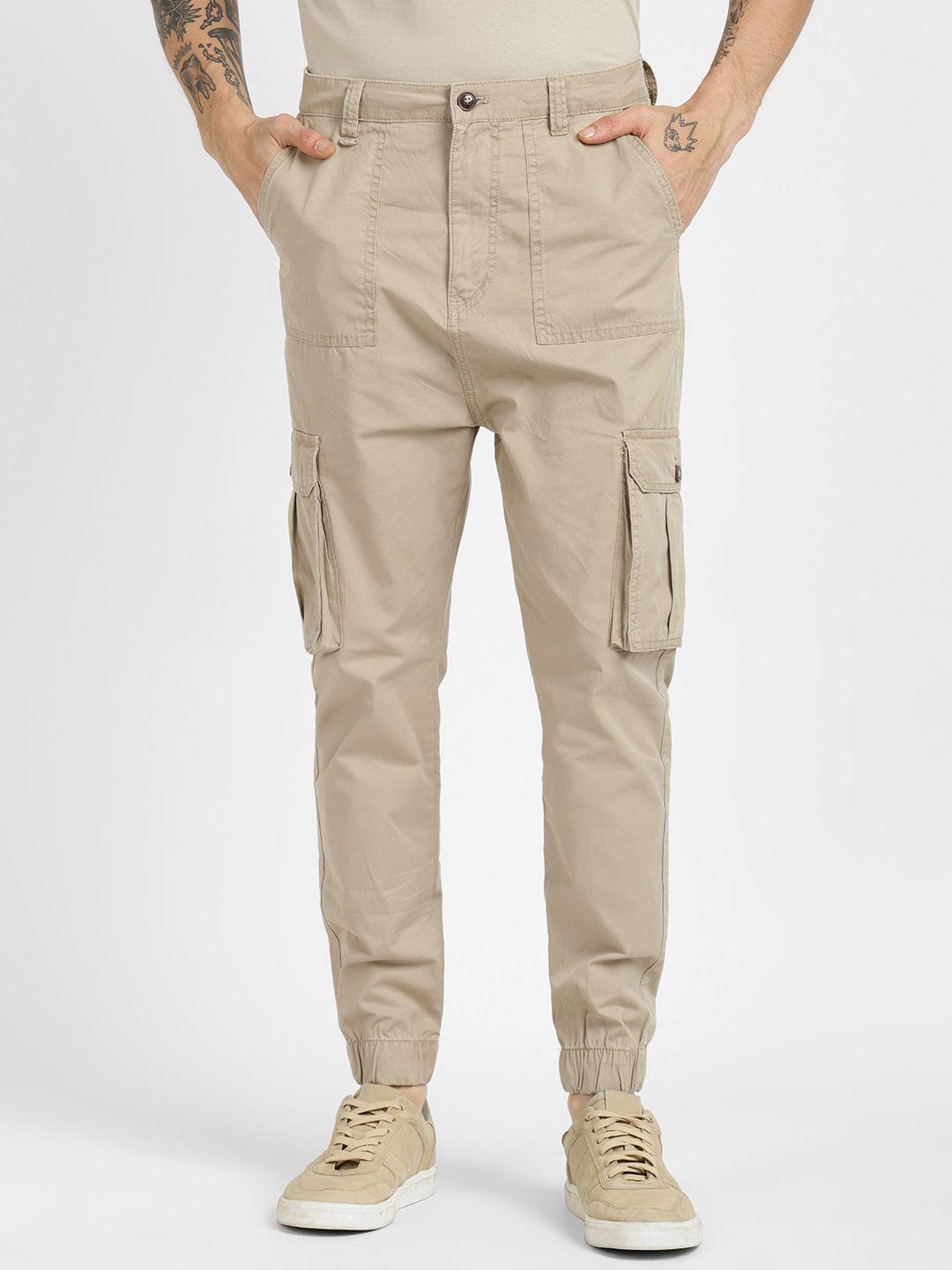 alcott men pure cotton cargos trousers