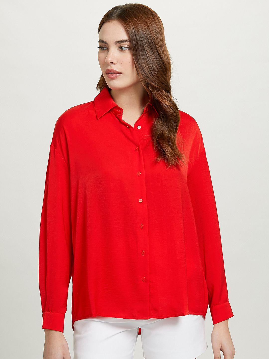 alcott spread collar regular fit shirt