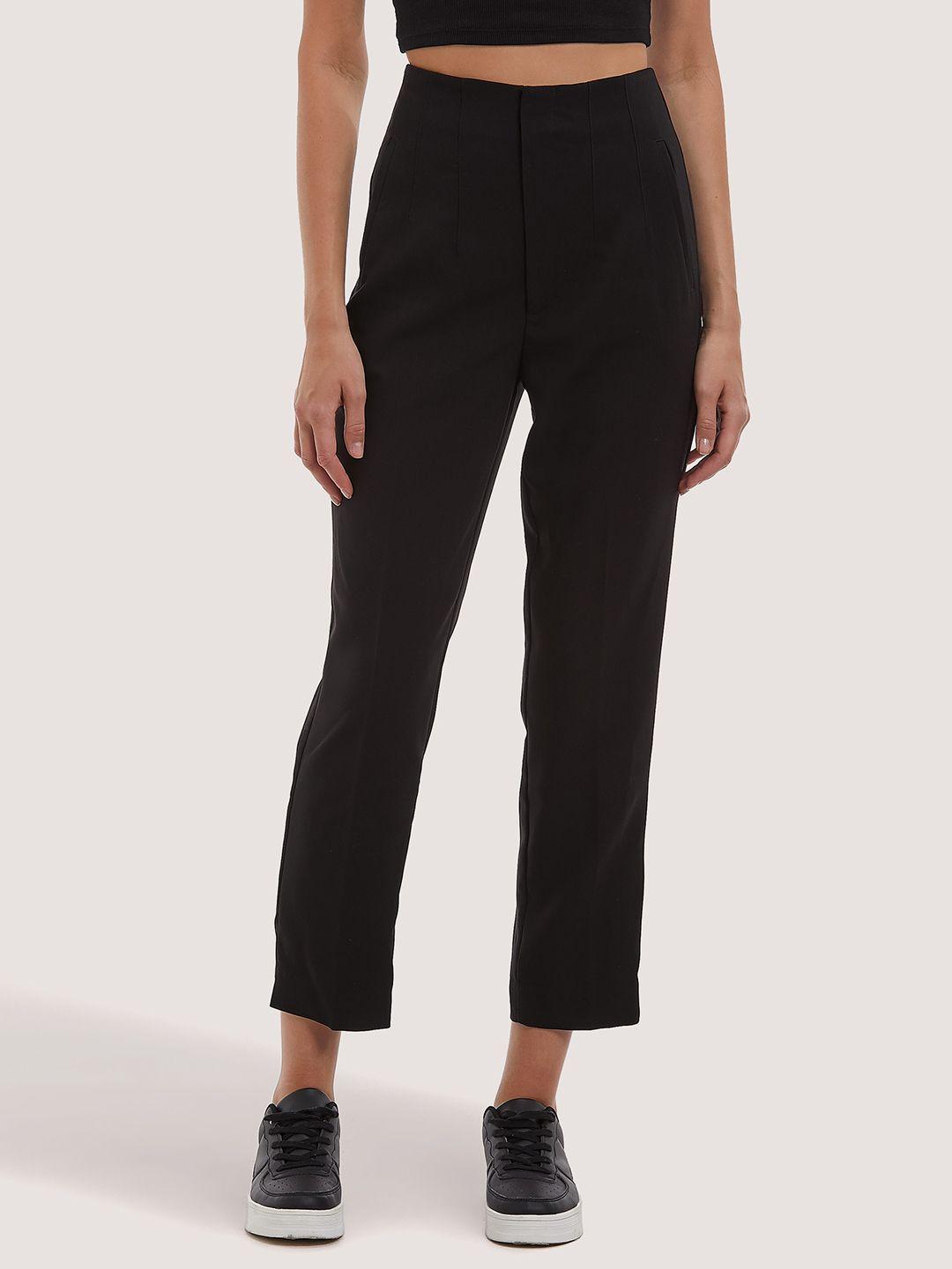 alcott women tapered fit high-rise cropped trousers