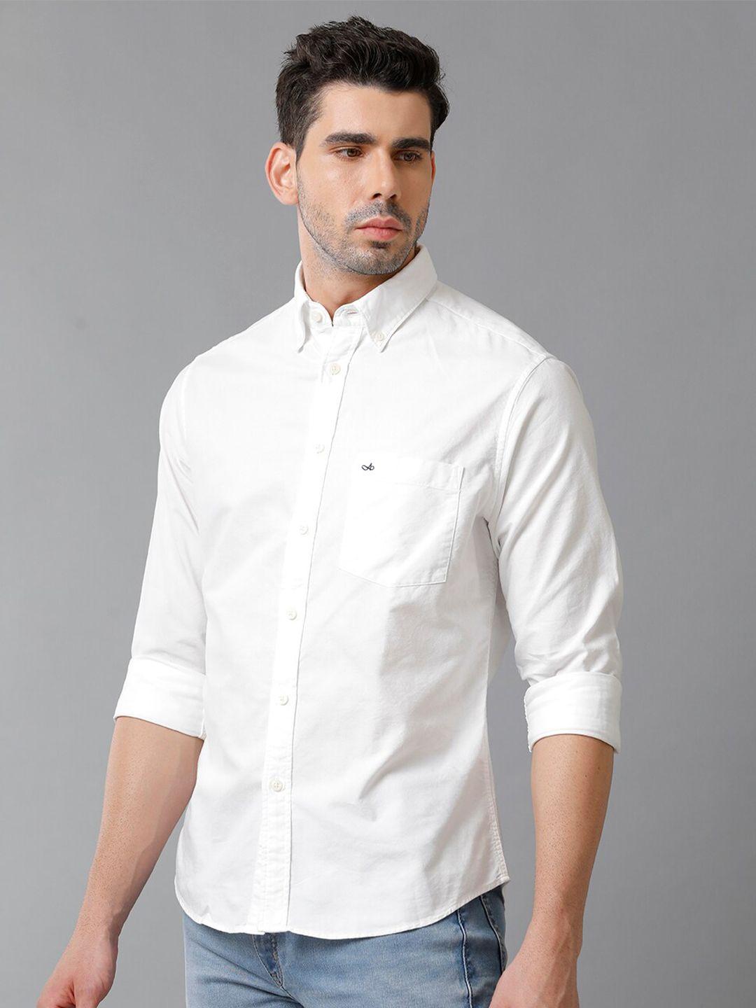 aldeno comfort oxford button-down collar long sleeves cotton casual shirt