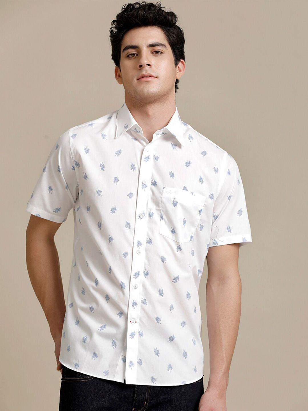aldeno comfort tropical printed cotton casual shirt