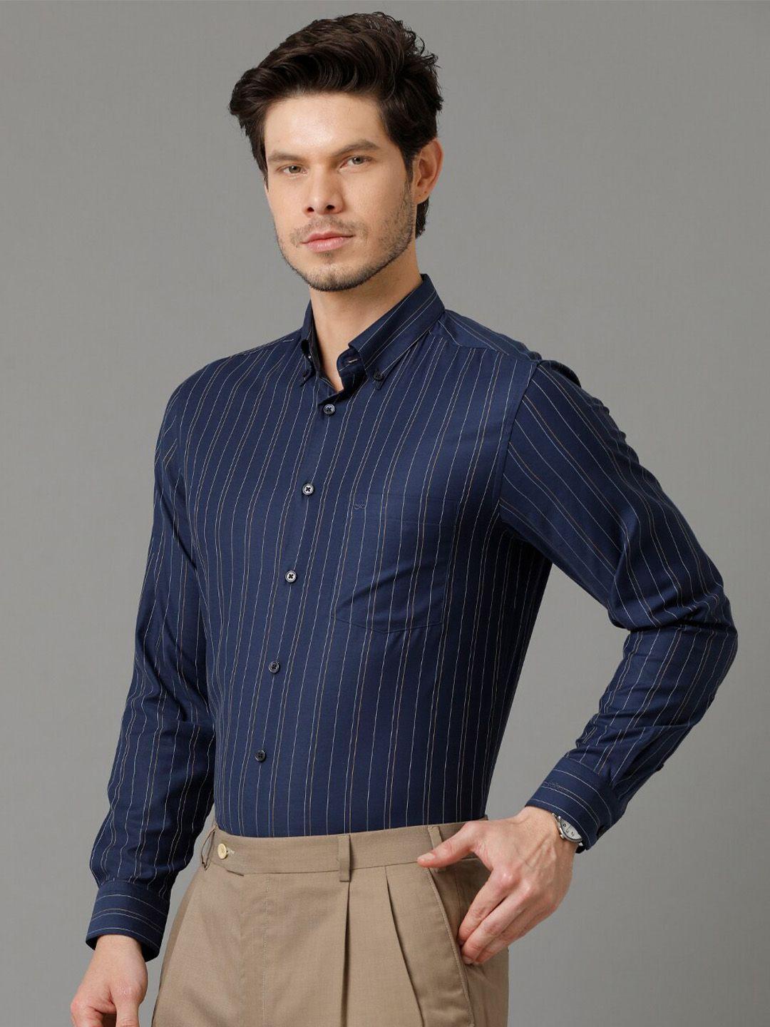 aldeno comfort vertical striped formal shirt