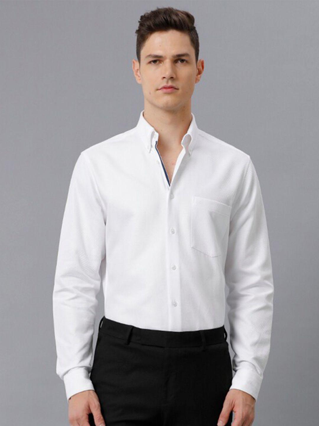 aldeno cotton india slim fit opaque formal shirt