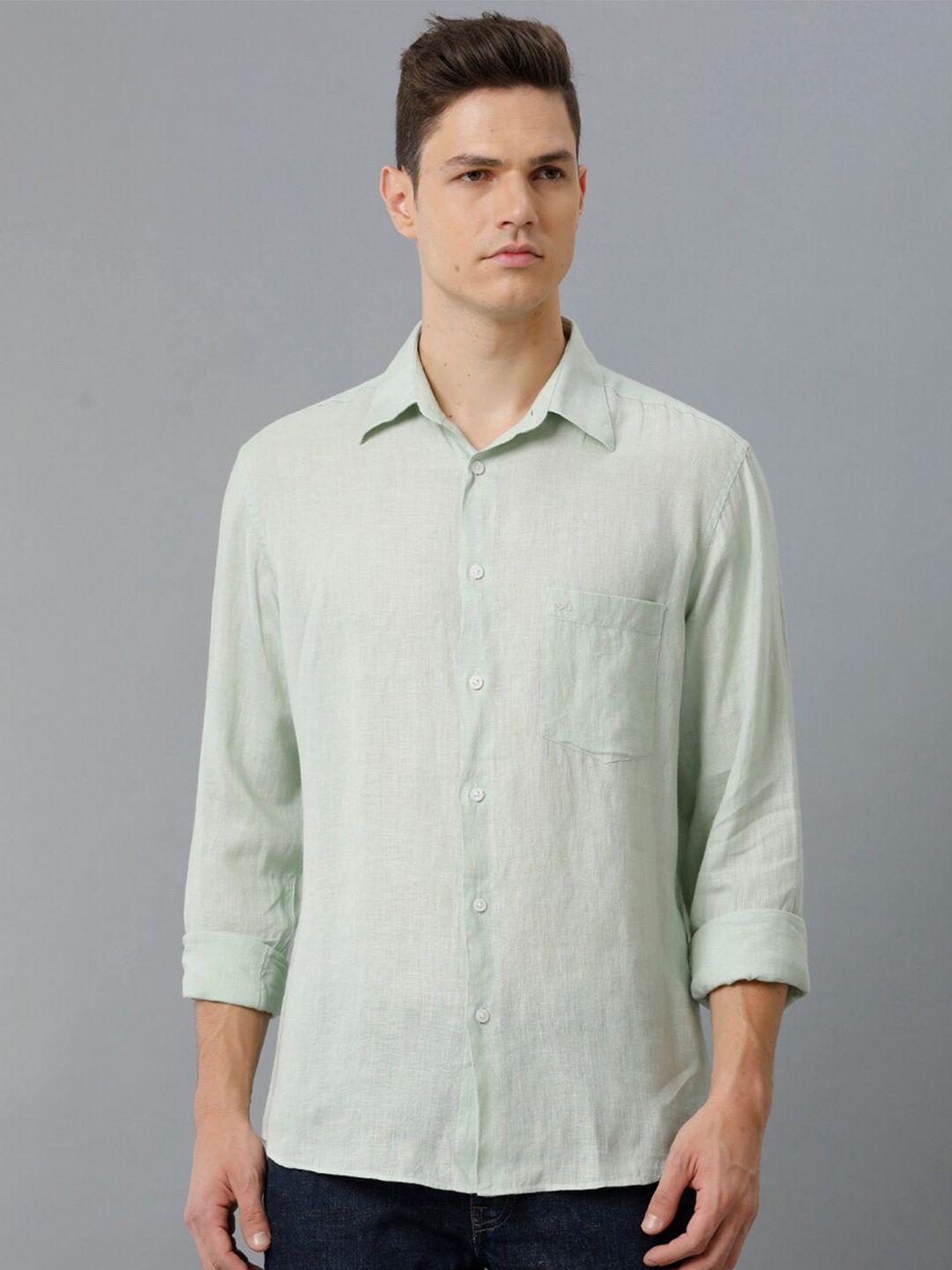 aldeno linen comfort opaque casual shirt