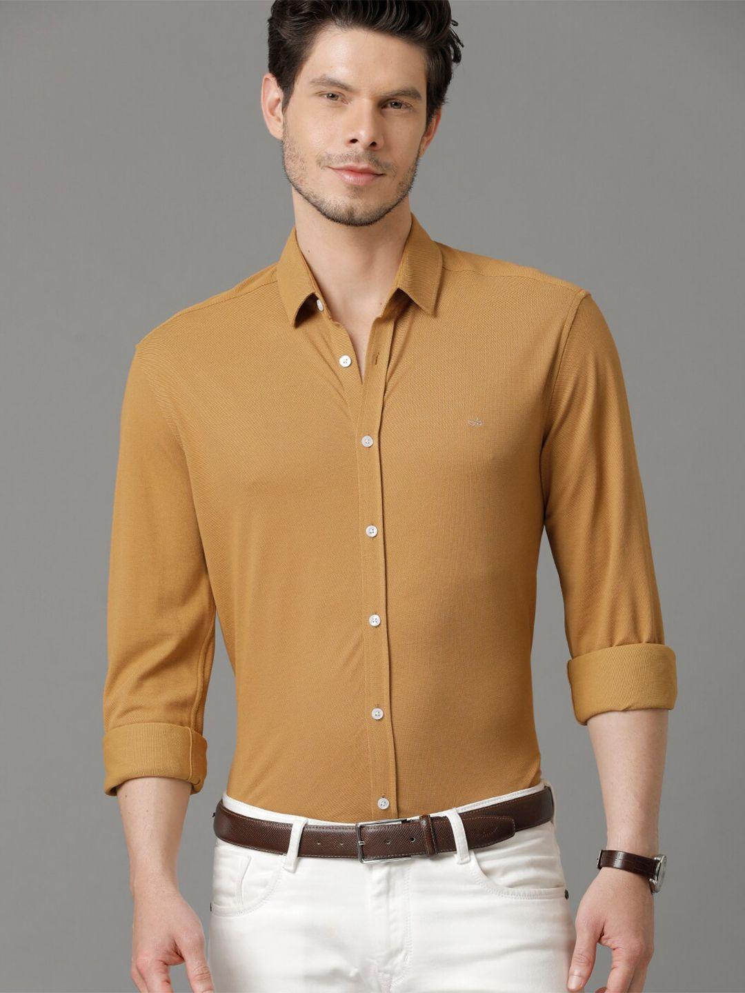 aldeno spread collar comfort opaque casual shirt