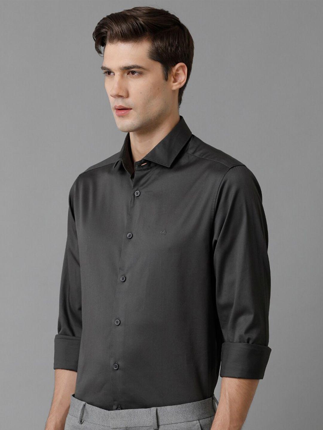 aldeno spread collar comfort regular fit opaque formal shirt