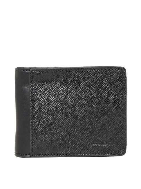 aldo banmoor black casual bi-fold wallet for men