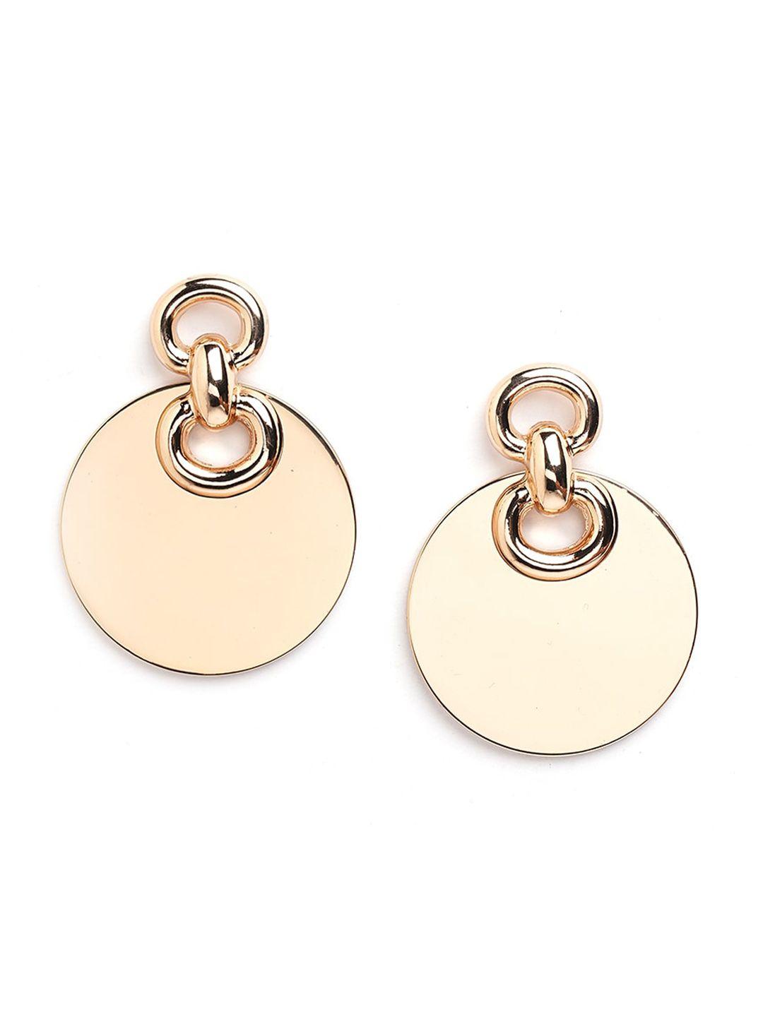 aldo brass contemporary drop earrings