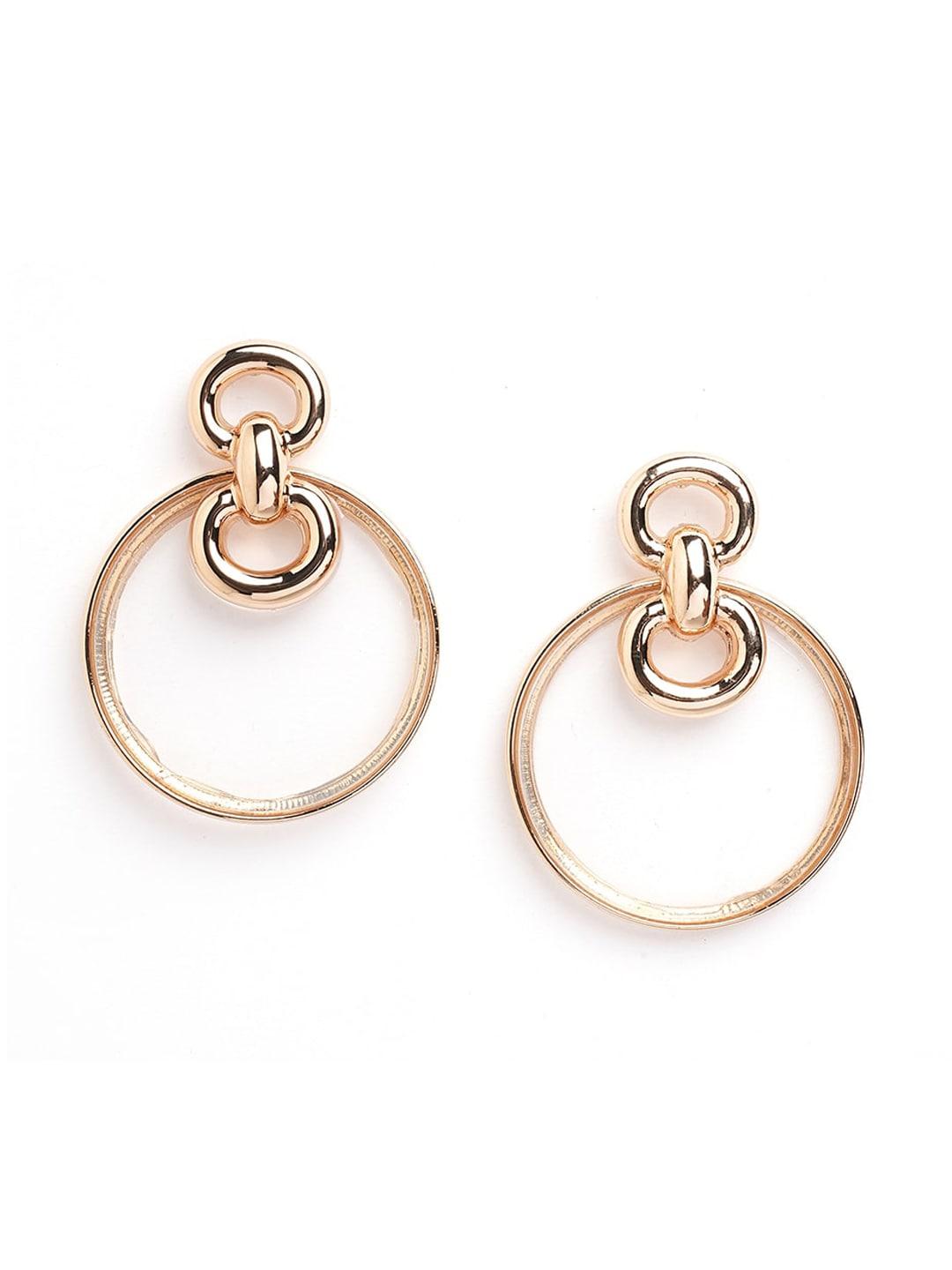 aldo gold-plated contemporary drop earrings