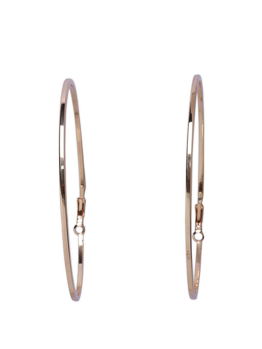 aldo gold-plated contemporary hoop earrings