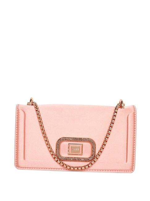 aldo laetha830 orange solid small sling handbag