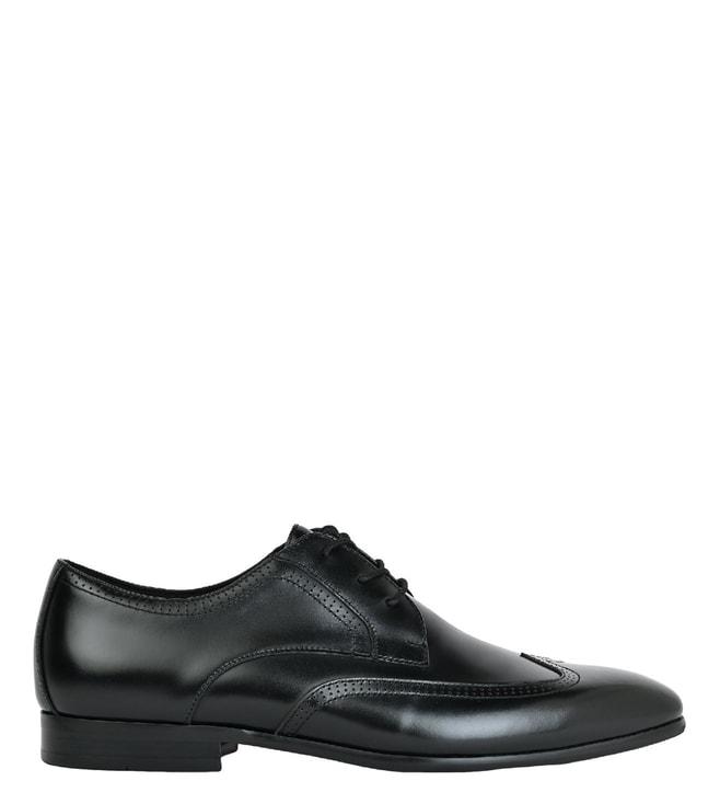 aldo men's dumond001 black brogue shoes