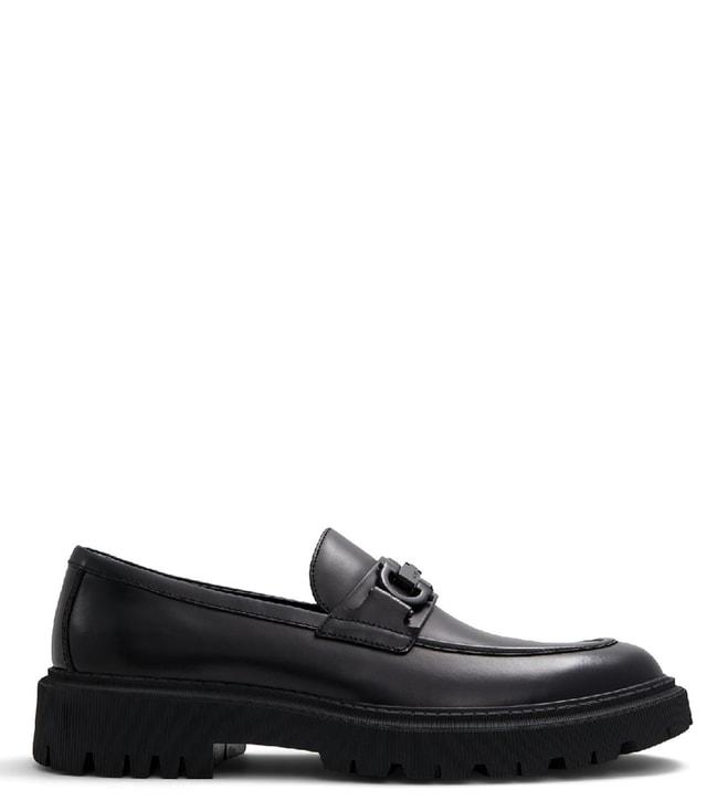 aldo men's fairford001 black dress loafers