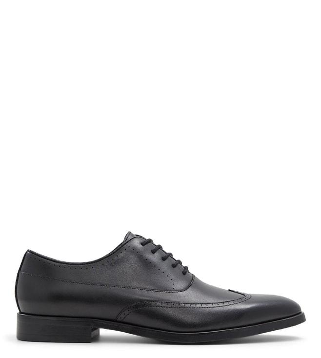 aldo men's oleander001 black brogue shoes