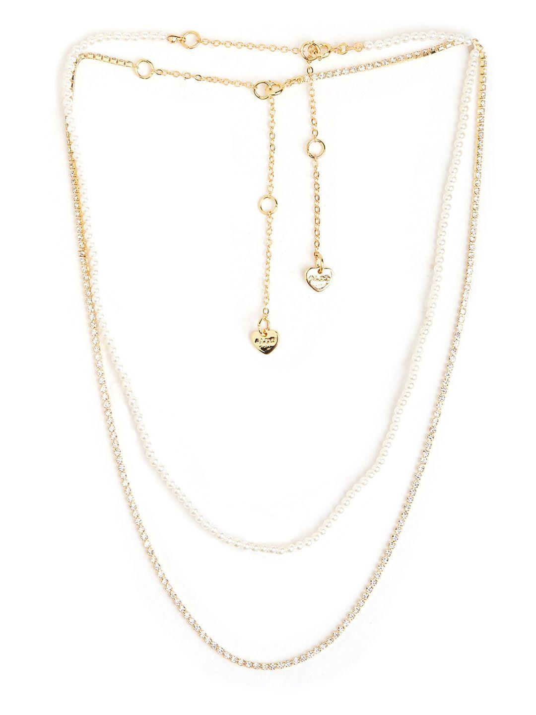 aldo pack of 2 gold-plated necklace