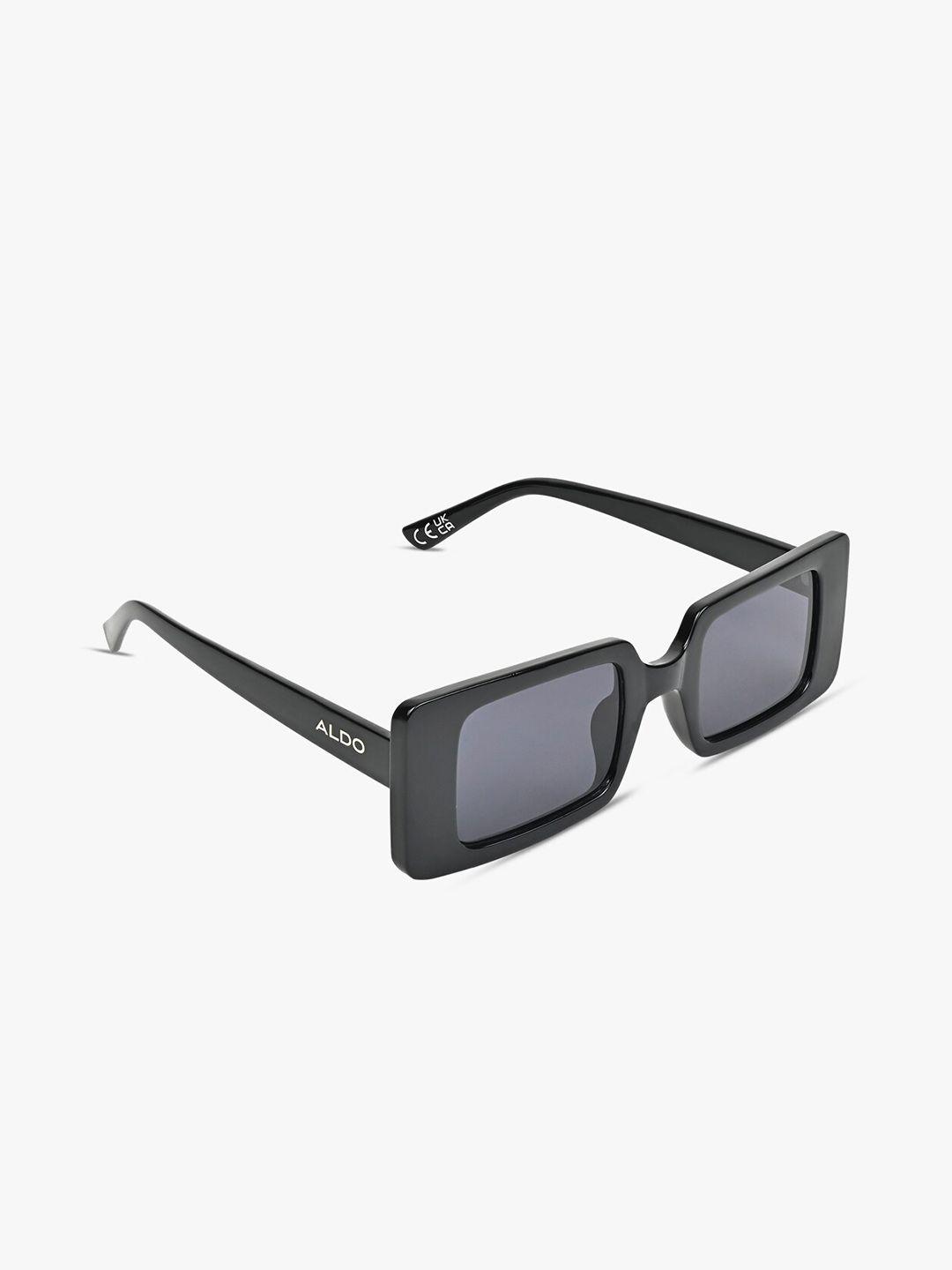 aldo women black wayfarer sunglasses