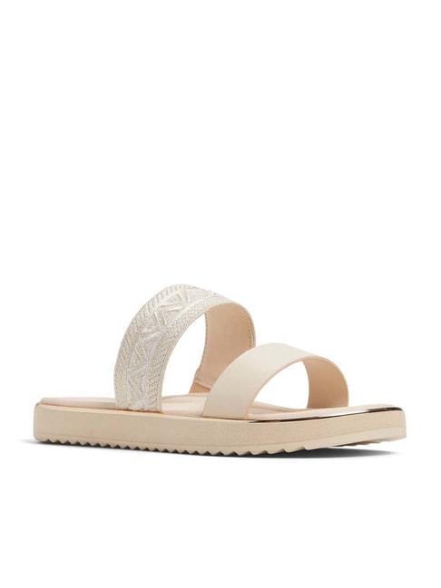 aldo women's alonya beige casual sandals
