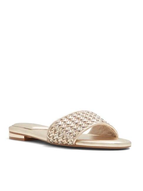 aldo women's eleonore gold casual sandals
