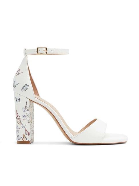 aldo women's enaegyn white ankle strap sandals