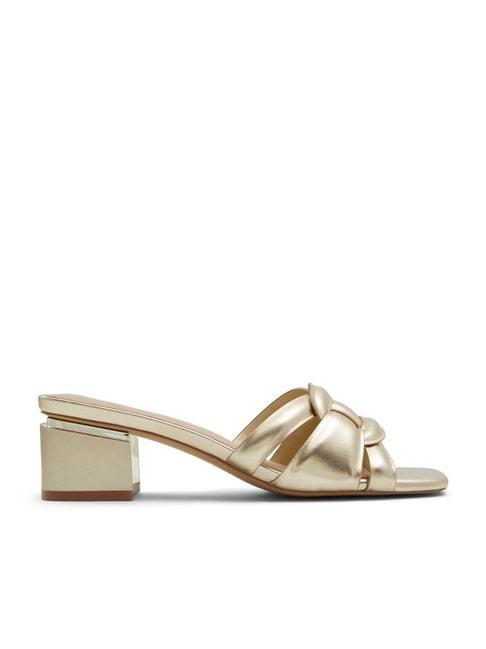aldo women's najla gold casual sandals