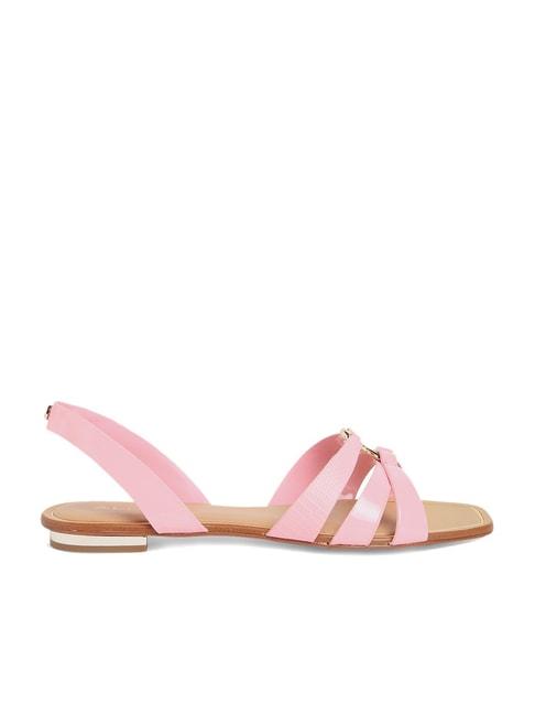 aldo women's pink sling back sandals