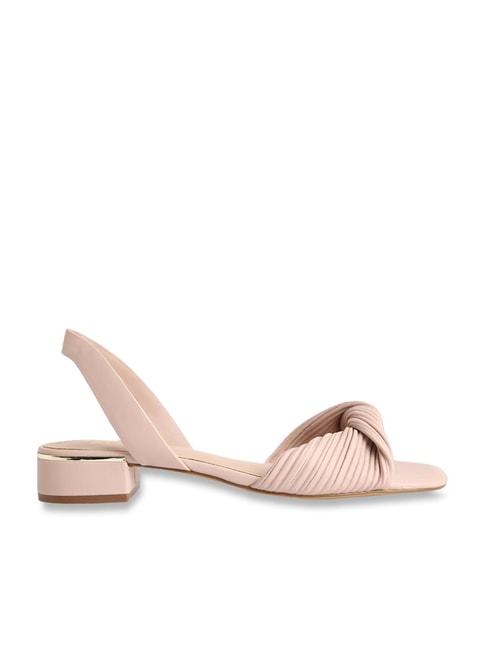 aldo women's pink sling back sandals
