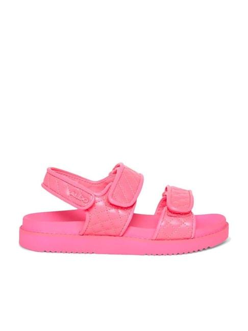 aldo women's punch pink floater sandals
