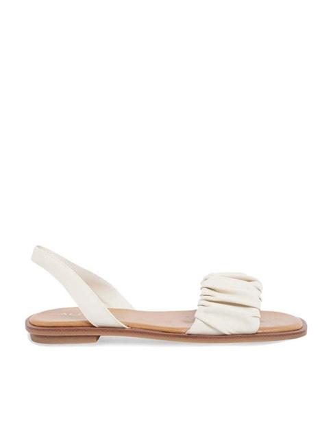 aldo women's white sling back sandals