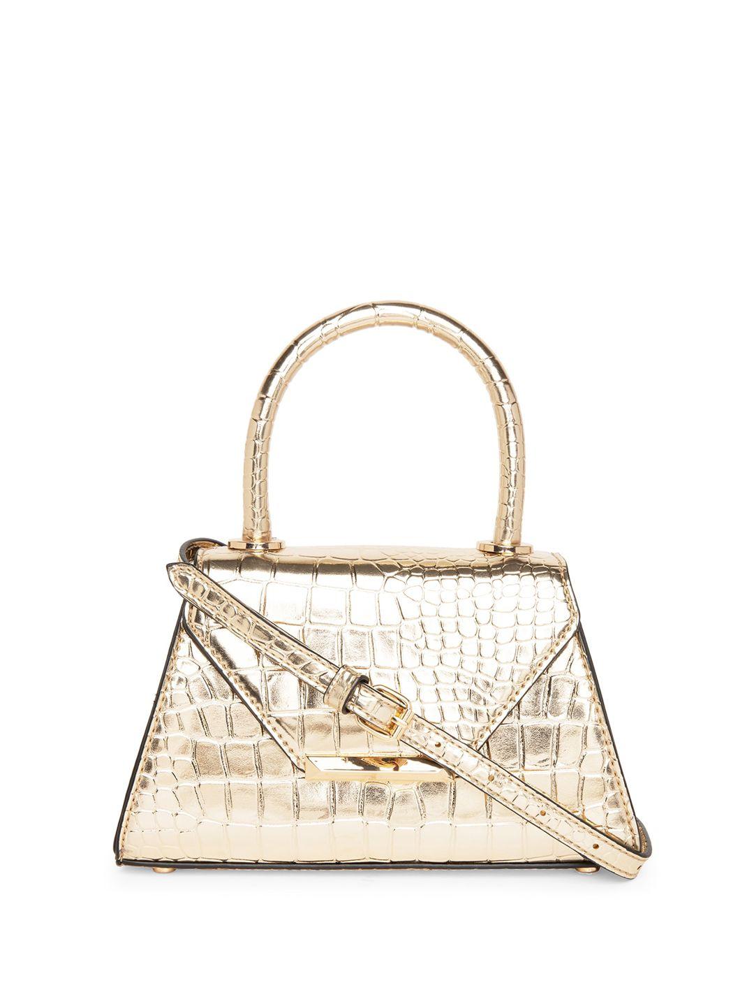 aldo animal textured structured handheld bag