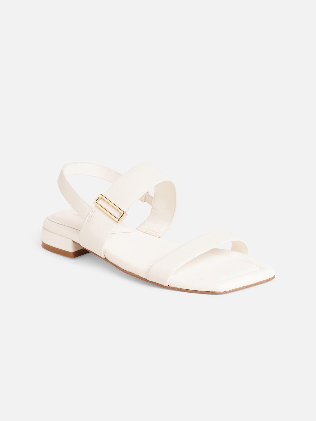 aldo double strap leather open toe flats