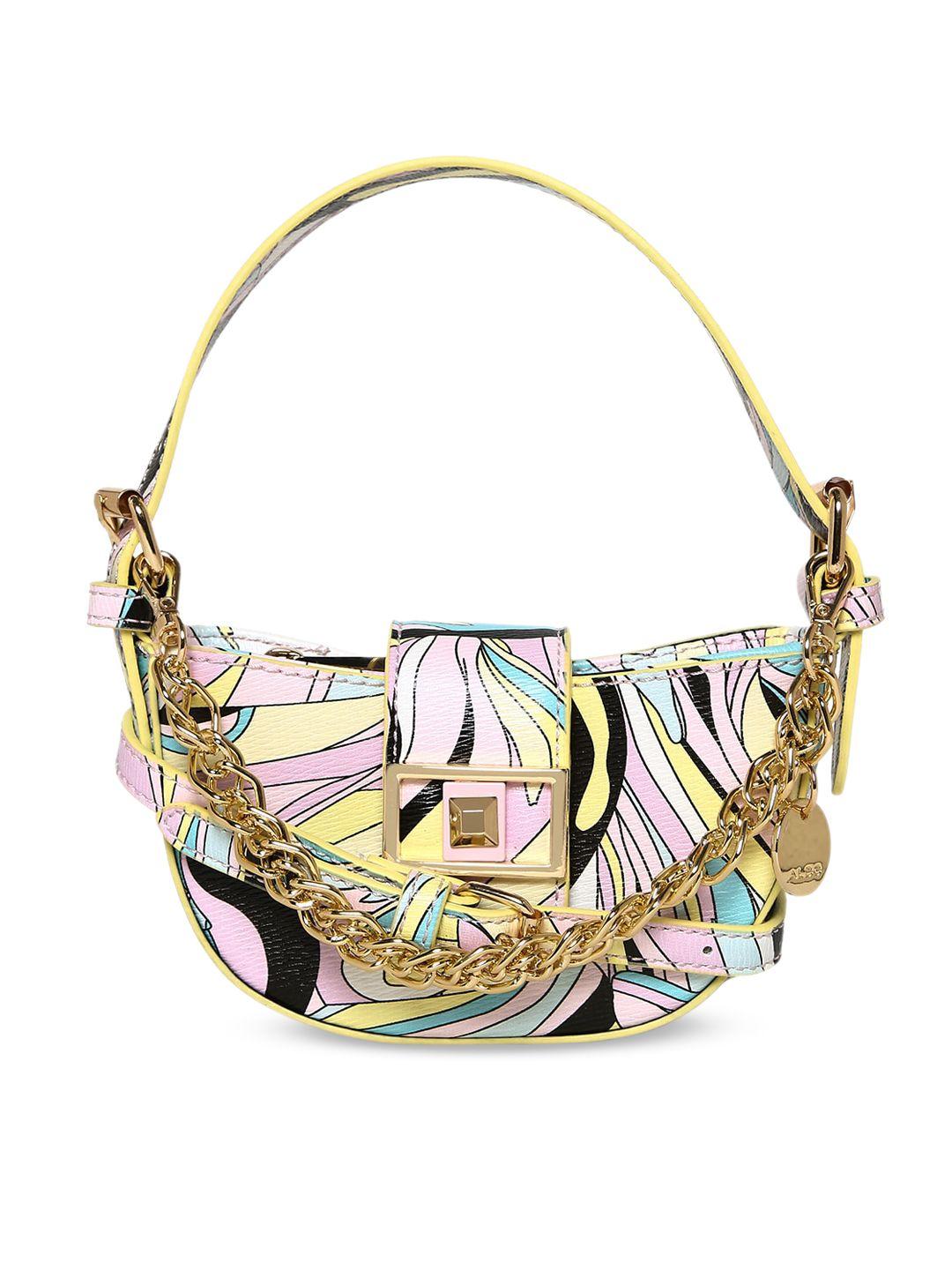 aldo graphic textured structured hobo bag