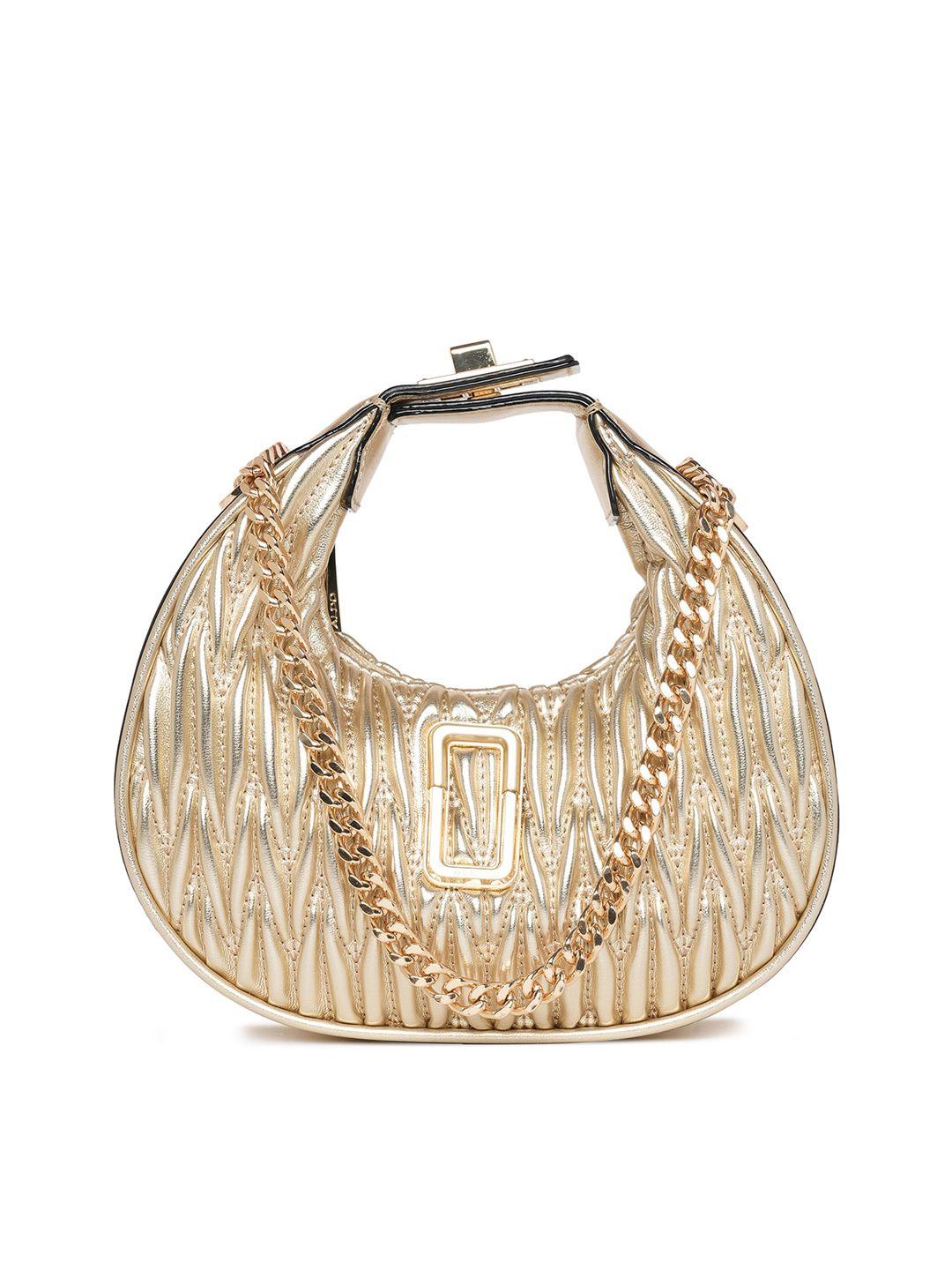 aldo half moon hobo bag with quilted detail