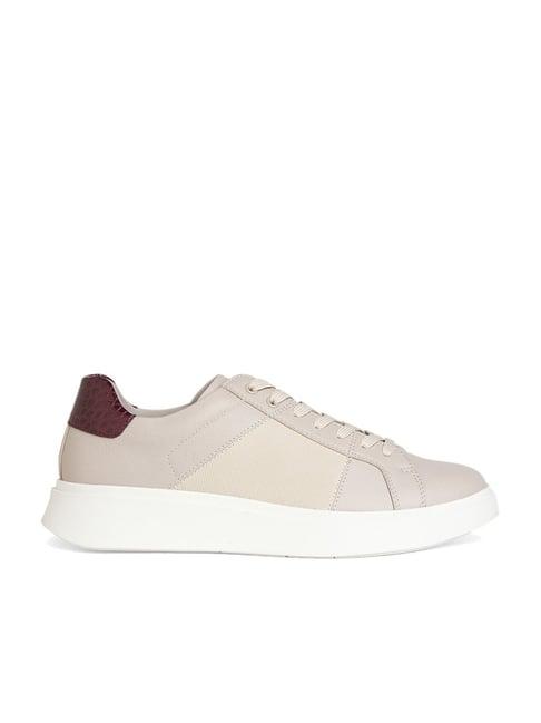 aldo men's beige casual sneakers